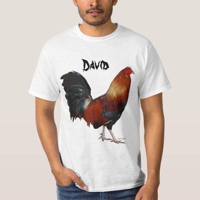 David tuppskjorta t shirt (Framsida)