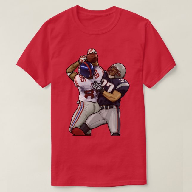 David Tyree Helmet Catch T Shirt (Design framsida)