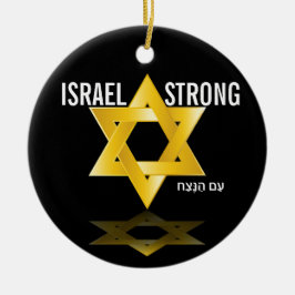 David vackra stjärna julgransprydnad keramik