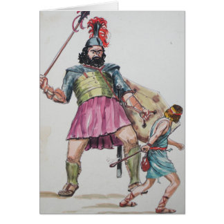David vs Goliath Hälsningskort