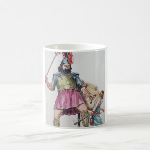 David vs Goliath Kaffemugg