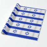 David wrap papper Hanukkah-stjärnan Presentpapper<br><div class="desc">Stjärna för David wrap papper Hanukkah eller pub/bat mitzvah</div>