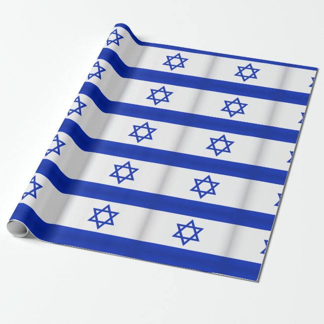 David wrap papper Hanukkah-stjärnan Presentpapper (Utrullad)