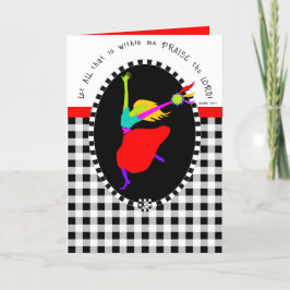 Davidic Dancer Buffalo Pset Greeting Card Tack Kort