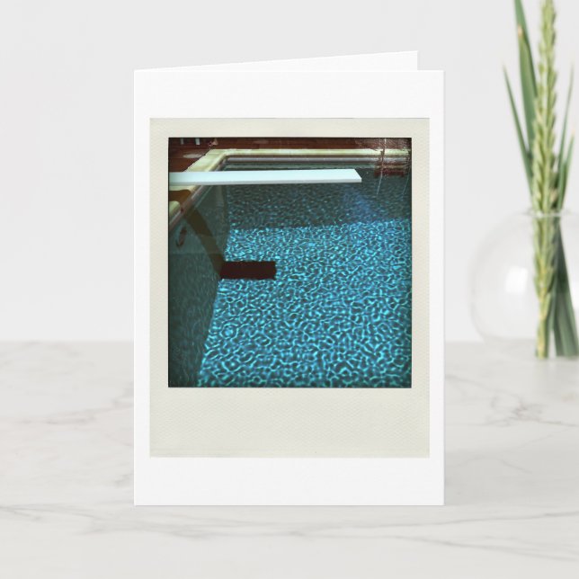 David's Bassäng 0916 3d Computer Art Card Kort (Framsida)