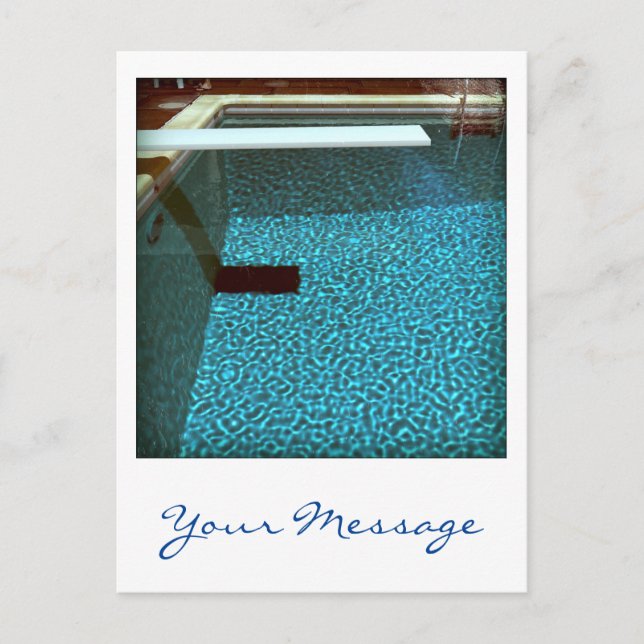 David's Bassäng 0916 Anpassningsbar 3d Computer Ar Vykort (Framsida)