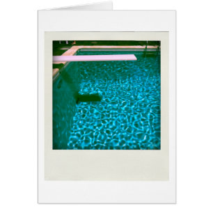 David's Bassäng 09iso01 3d Computer Art Card Hälsningskort