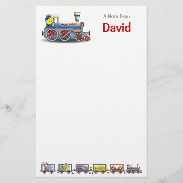 Davids hemlighet reser brevpapper (Framsida)
