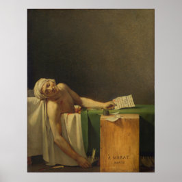David's The Death of Marat Poster