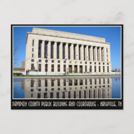 Davidson County Public Byggnad and Domstol Vykort