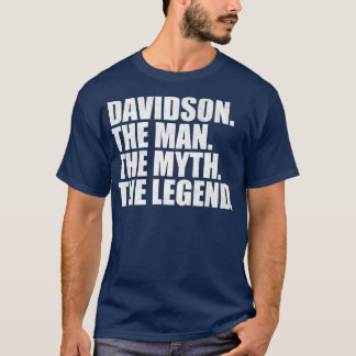 Davidson Davidson Family namn Davidson efternamn D T Shirt