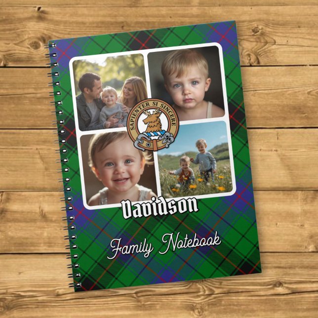 Davidson Familj Foto Collage Anteckningsbok (Skapare uppladdad)