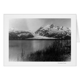 Davidson Glacier in Alaska Photograph Hälsningskort