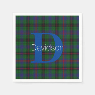 Davidson Klan Play Monogram Papper Napkins Pappersservett