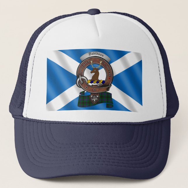 Davidson klanmärke Trucker Hatt Keps (Framsida)