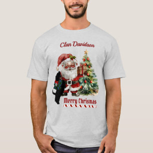 Davidson Scottie Dog jul Personlig T Shirt