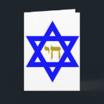 Davidsstjärna & symbol av LIV Helgkort<br><div class="desc">judiska symboler</div>
