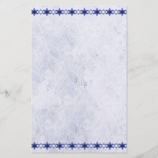 Davidsstjärnabrevpapper Brevpapper (Framsida)