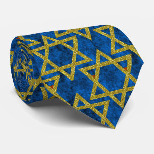 DavidsstjärnamönsterTies. Slips