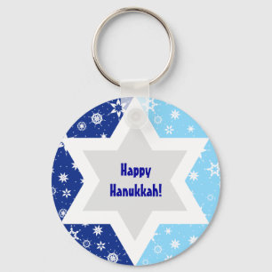 DavidsstjärnaSnowflake Keychain Nyckelring