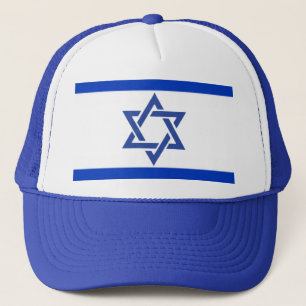 Davidstjärna, Israel Flagga, Judisk Delux Keps