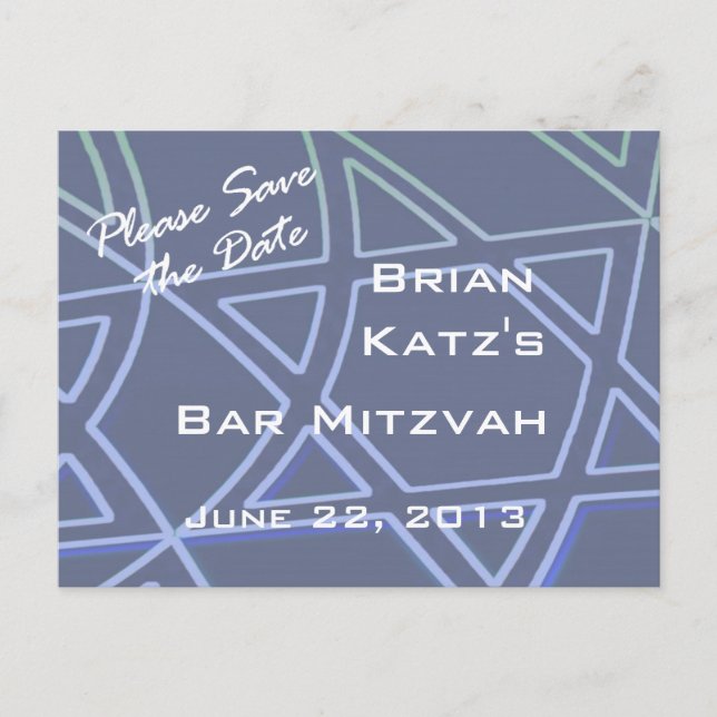 Davidstjärna vykort (Framsida)