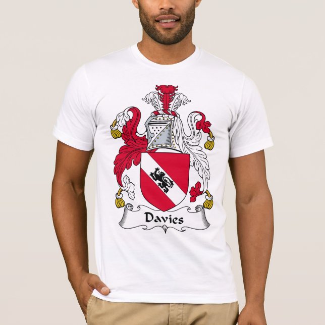 Davies familjvapensköld tee shirt (Framsida)
