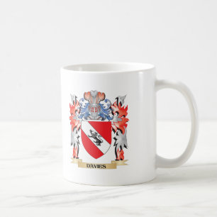 Davies vapensköld - familjvapensköld kaffemugg