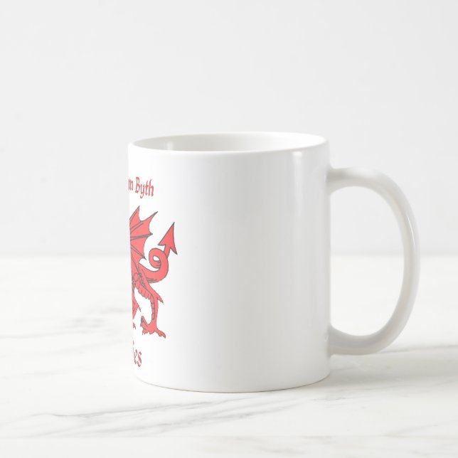 Davies walesisk drake kaffemugg (Höger)