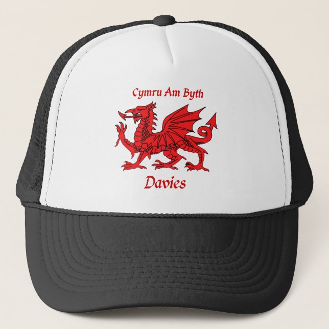 Davies walesisk drake keps (Framsida)