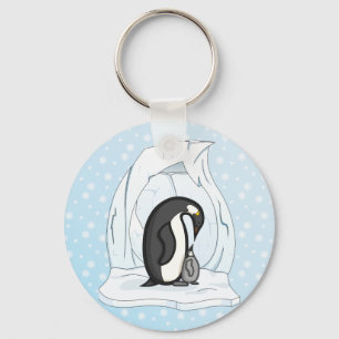 Davin och Annie Penguins Keychain Nyckelring