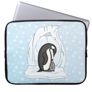 Davin och Annie Penguins Laptop sleeve