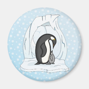 Davin och Annie Penguins Magnet