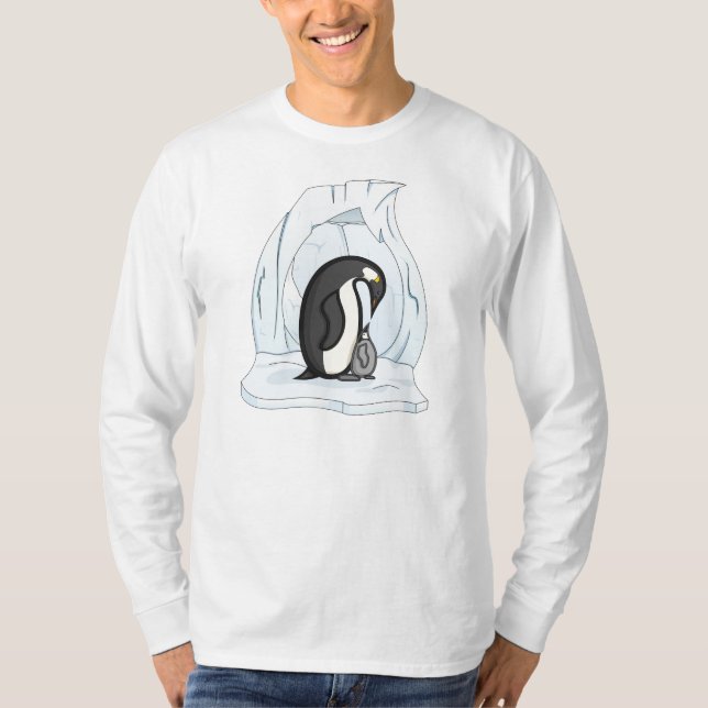 Davin och Annie Penguins Manar Light Shirt Tee (Framsida)