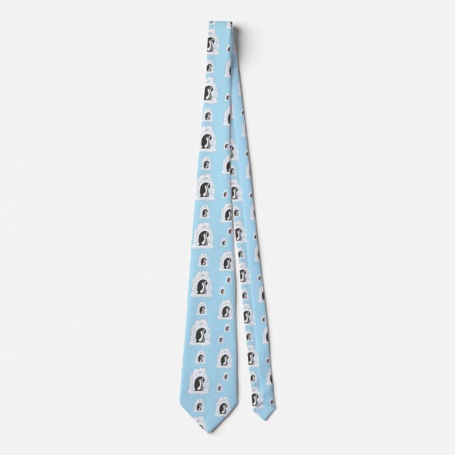 Davin och Annie Penguins Manar Neck Tie Slips (Framsida)