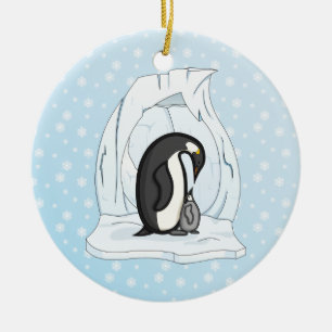 Davin och Annie Penguins Ornament