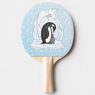 Davin och Annie Penguins Ping Pong Paddle Pingisracket