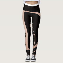 Davina Fit Logo Dam Stilsamma Träningsleggings Leggings