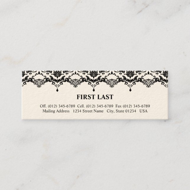 Davina Mini Visitkort (Framsida)