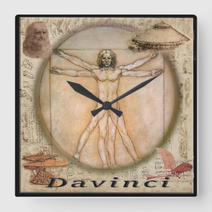 Davinci Fyrkantig Klocka