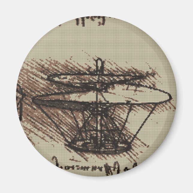 DAVINCI HELO Kor Stitch Design Magnet (Framsidan)