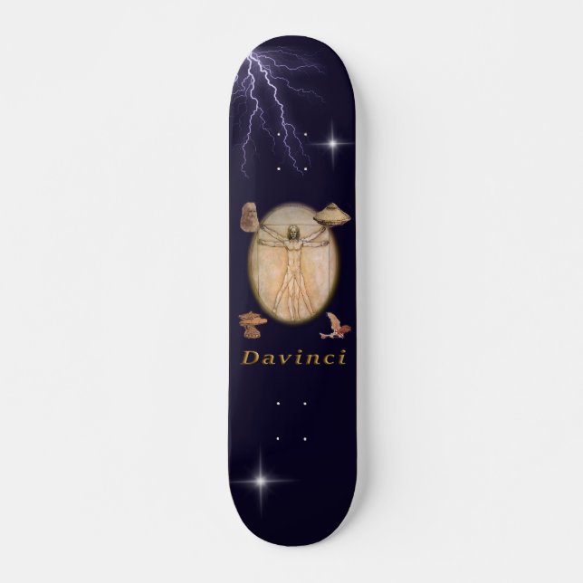 Davinci Mini Skateboard Bräda 18,5 Cm (Framsida)