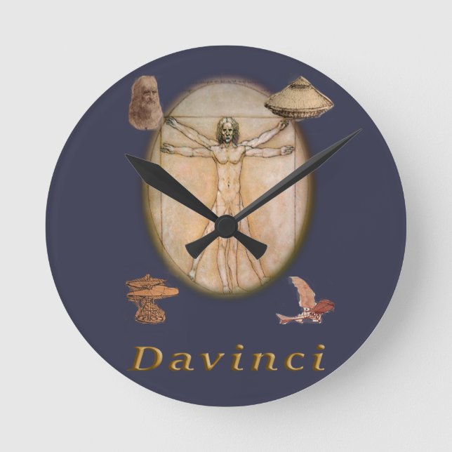 Davinci Rund Klocka (Framsida)