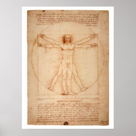 DaVinci Vitruvian Man Poster