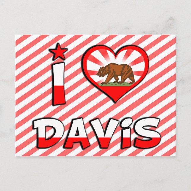Davis, CA Vykort (Framsida)