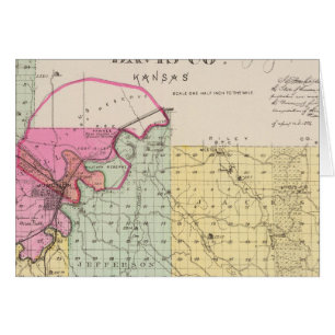 Davis County, Kansas Hälsningskort