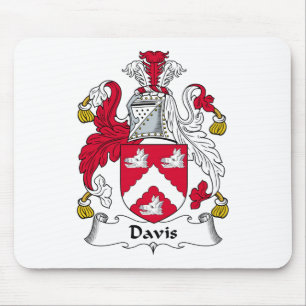 Davis familjvapensköld musmatta