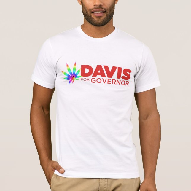 Davis gay prideT-tröja T-shirt (Framsida)