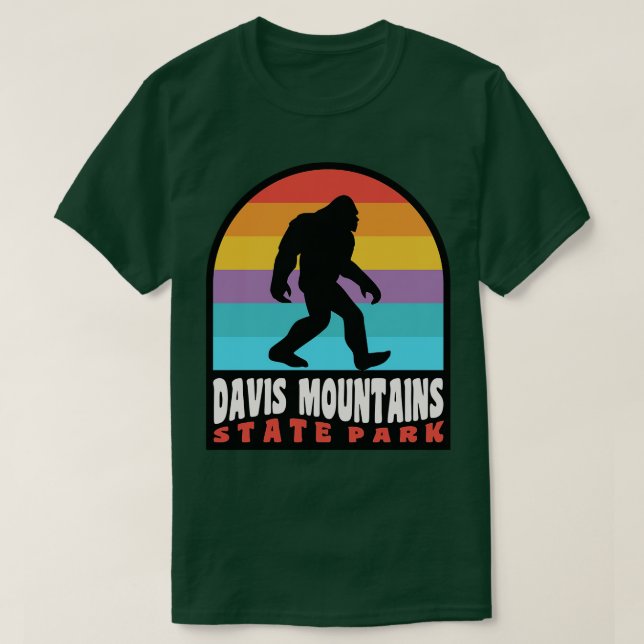 Davis Mountains State Park Texas T Shirt (Design framsida)
