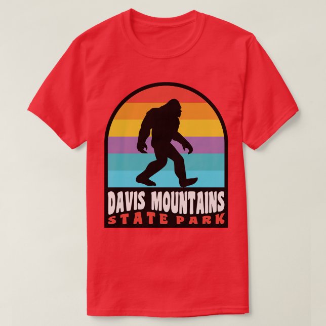 Davis Mountains State Park Texas T Shirt (Design framsida)